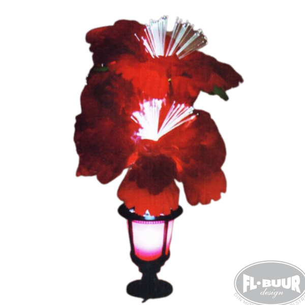 Blomst med LED lys ekstra billede