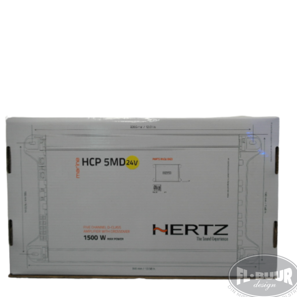 Hertz HCP 5 MD 24V Forstærker bagside