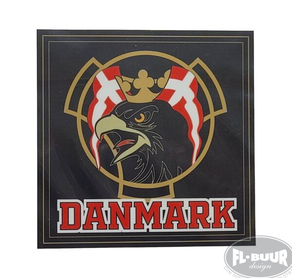 Klistermærke - Griffen Danmark Flag
