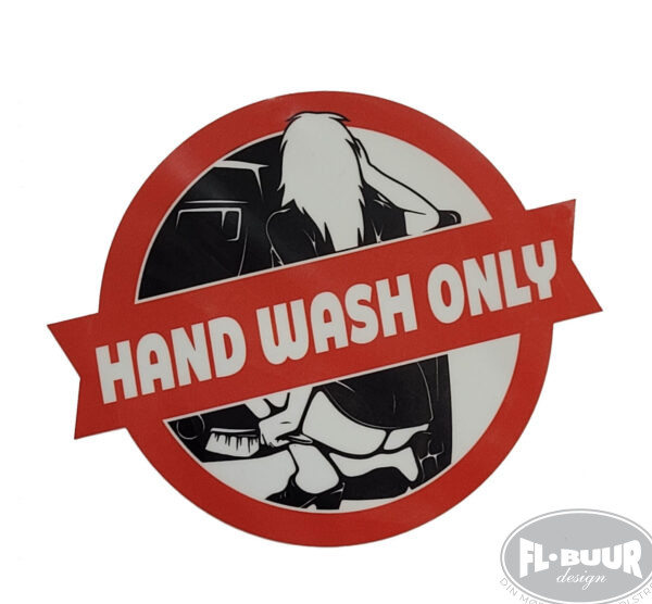 Hand Wash Only Klistermærke