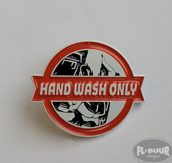 Hand Wash Only Pin