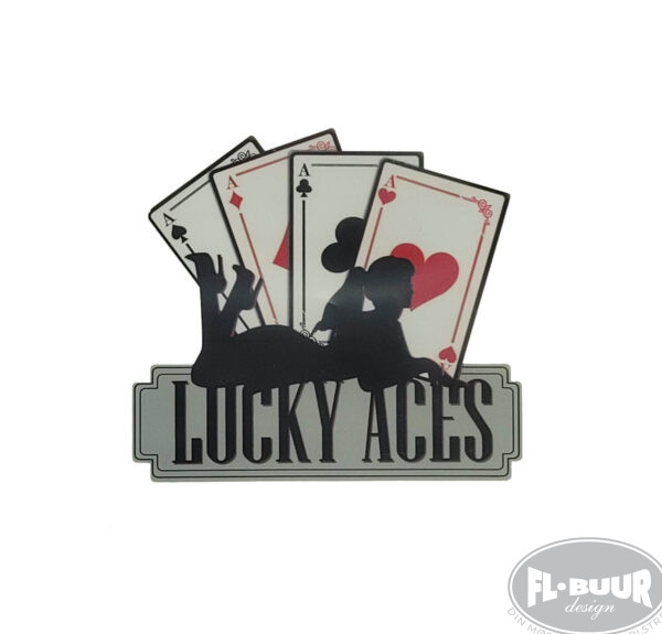 Lucky Aces Klistermærke