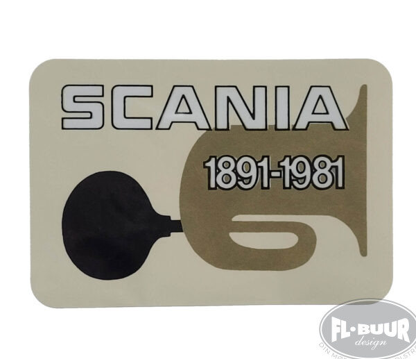 Scania 1891-1981 Klistermærke