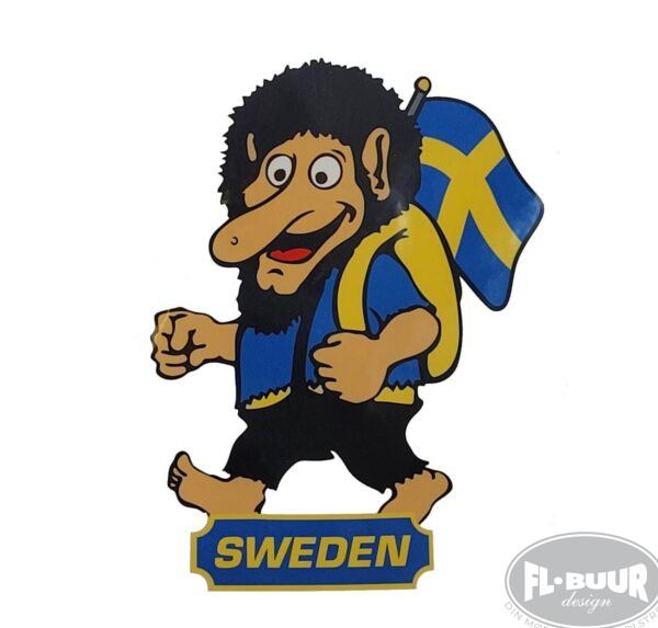 Troll Sweden Klistermærke