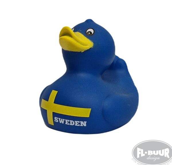 Badeand Med Flag - Sweden