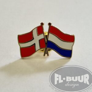 Danmark-Holland Flag Pin