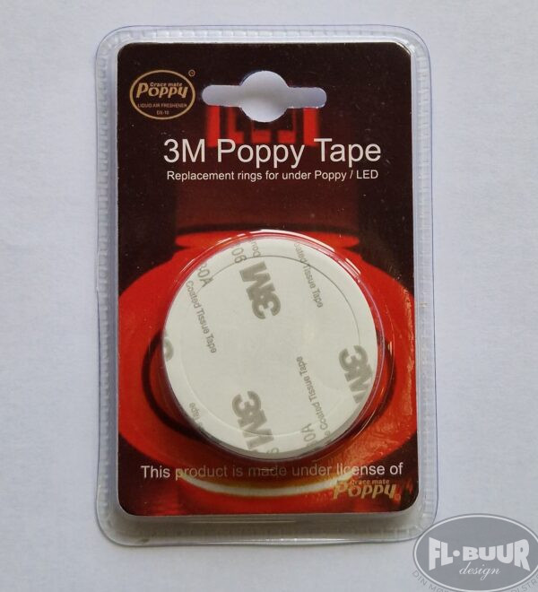 Poppy Grace Mate 3M Dobbeltklæbende Tape