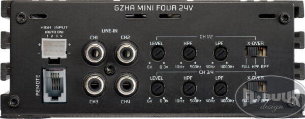 Ground Zero GZHA Mini Four 24V Forstærker ekstra billede 1