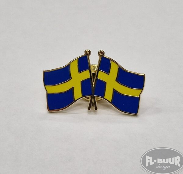 Sverige-Sverige Flag Pin
