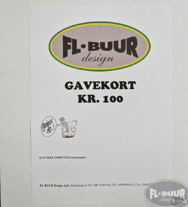 Gavekort 100 Kr.