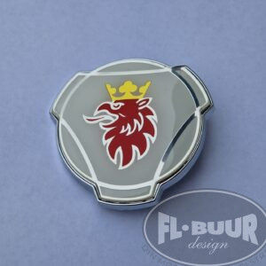 Scania Emblem - Griffen (Hvid/Rød/Sølv/Guld)