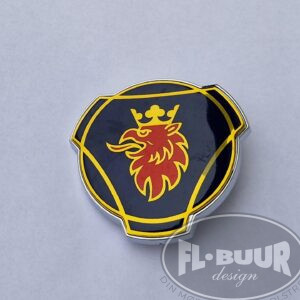 Scania Emblem - Griffen (Navy/Rød/Guld)