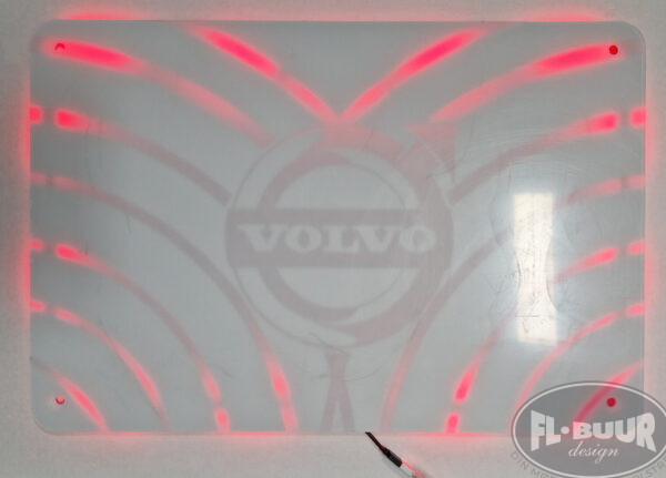 Akryl Plexiglas Skilt - Volvo (60 X 40 Cm.) ekstra billede