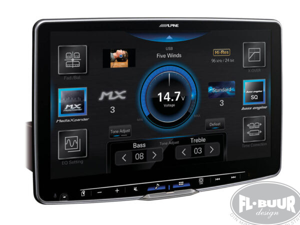 Alpine iLX-F115D Halo 11 Bilradio Med Apple CarPlay & Android Auto