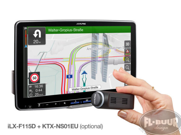 Alpine iLX-F115D Halo 11 Bilradio Med Apple CarPlay & Android Auto ekstra billede 9
