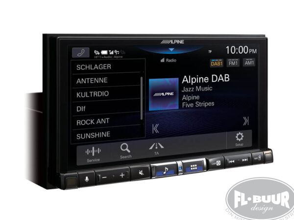 Alpine iLX-705D Bilradio Med Apple CarPlay & Android Auto ekstra billede 1