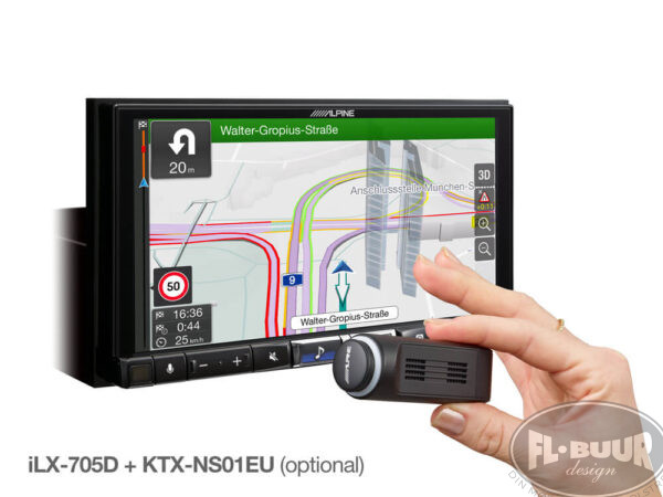 Alpine iLX-705D Bilradio Med Apple CarPlay & Android Auto ekstra billede 8